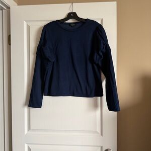 Lucky Brand Deep Blue Knit Top